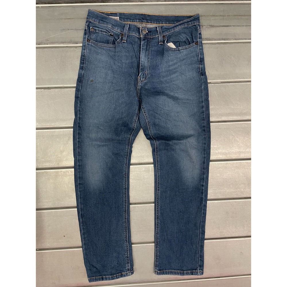 Levis 541 Jeans Mens 32X30 Blue Medium Wash Denim Tapered‎ Leg Stretch